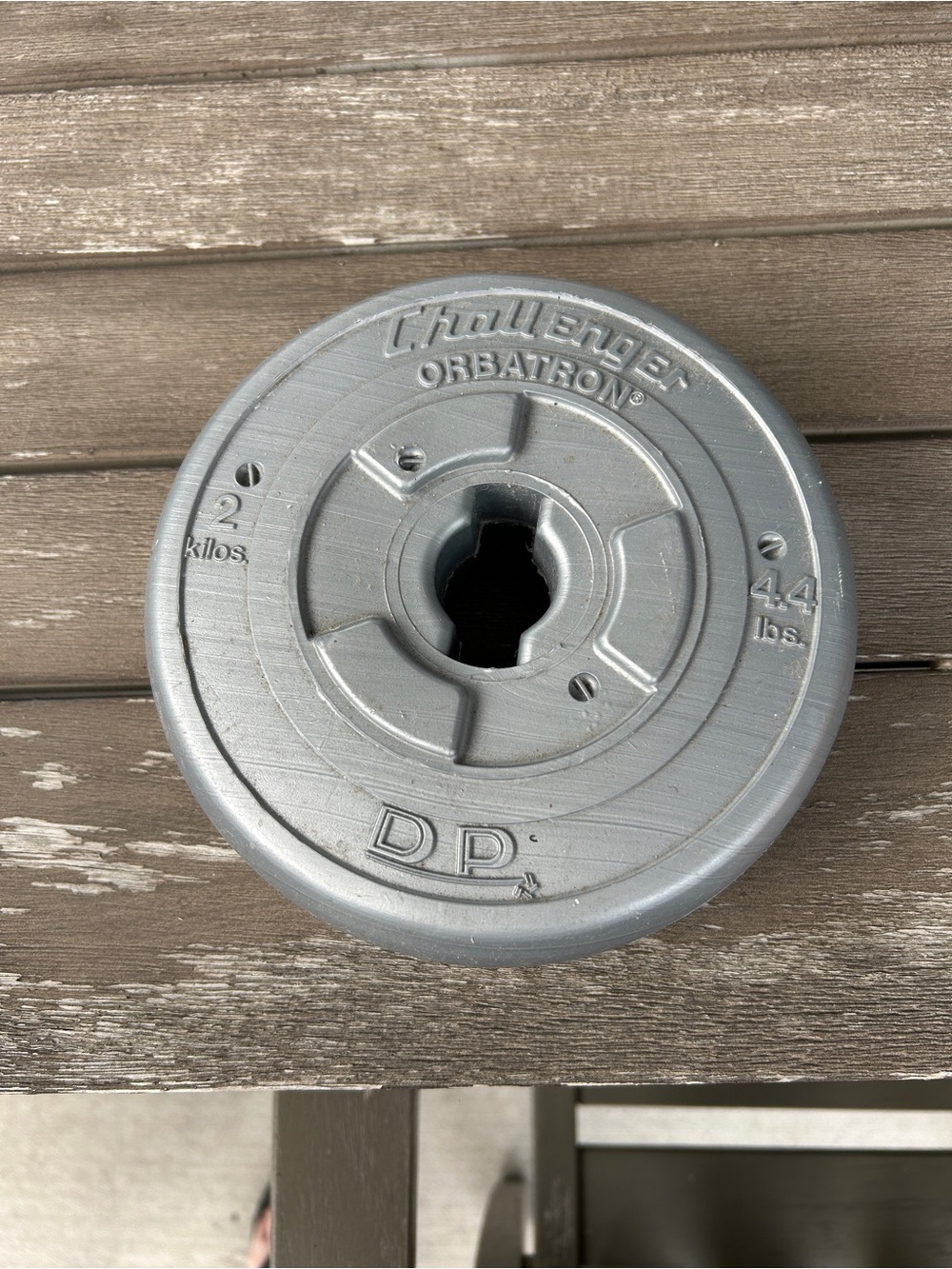Orbatron 2 Kilos / 4.4 lbs Weight Plate - Gray